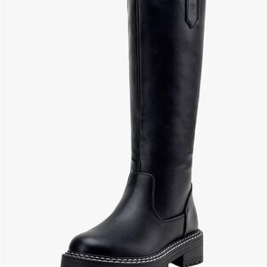 Black Knee-High Women's Boots